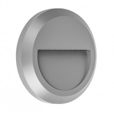 Φωτιστικό Επίτοιχο LED 1.5W 230V 4000K Λευκό Φως Ημέρας Polycarbonate Γκρί IP65 5919